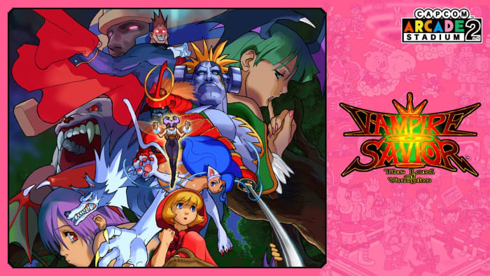 Vampire Savior splash art